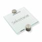 Preview: Tuerschild VITRUM P Glasschild fuer Buero 150 150 mm